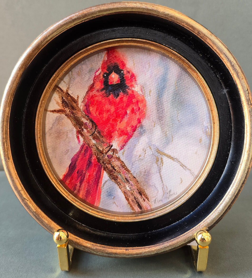 A Familiar Light by Theresa Power, framed oil painting