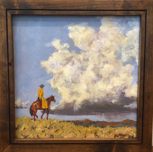 Arizona Thundercloud by Neal M. Ewen, framed painting