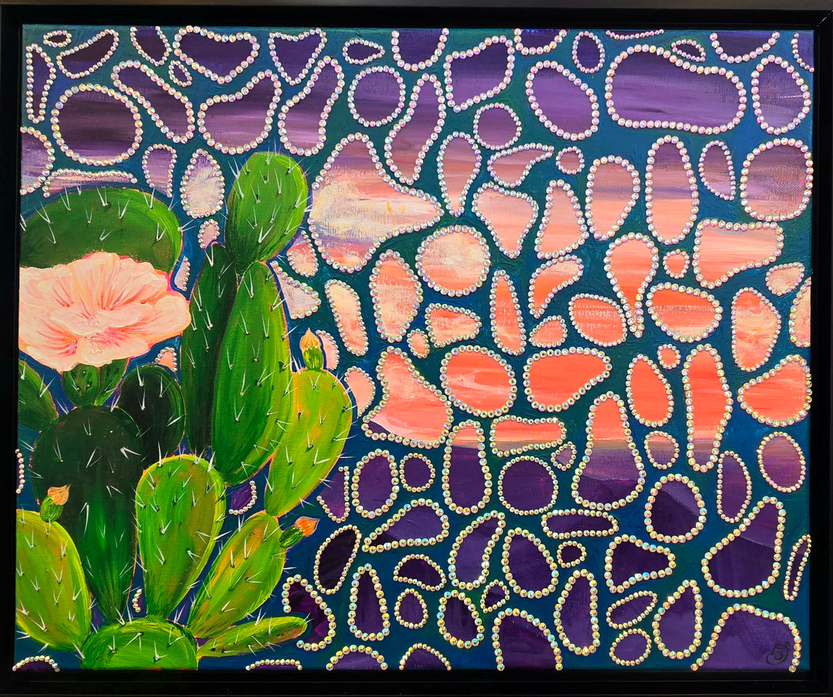 Prickly At Sunset by Faith De La Sand