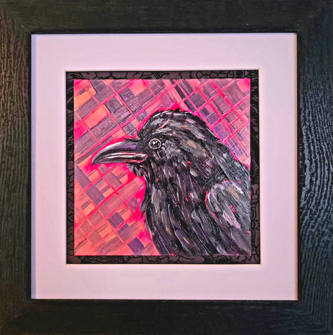 Midnight in Pink by Theresa Power, original artwork